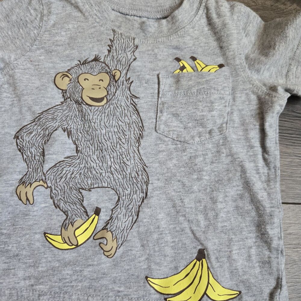 Carter’s 6 Month Baby Boy 6pc Summer Outfit Set Monkey Truck MVP Shirts Shorts - Picture 10 of 16